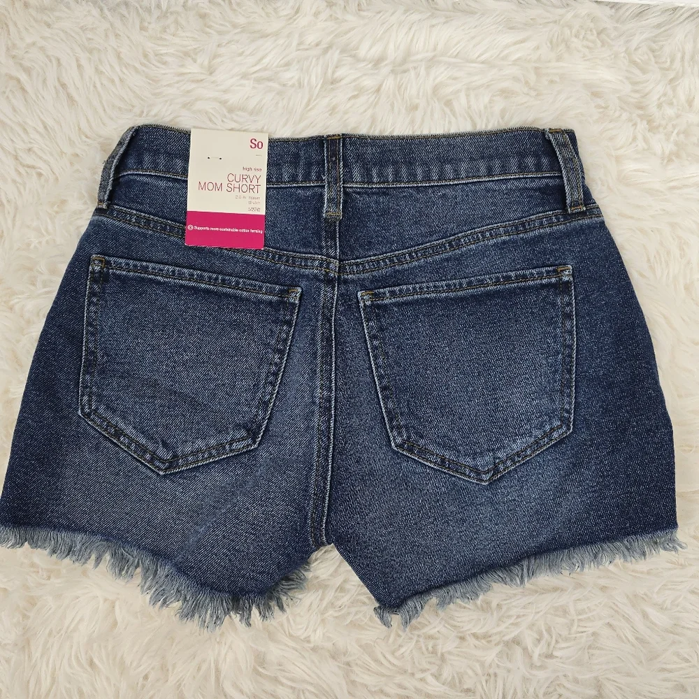 Denim Distressed Shorts